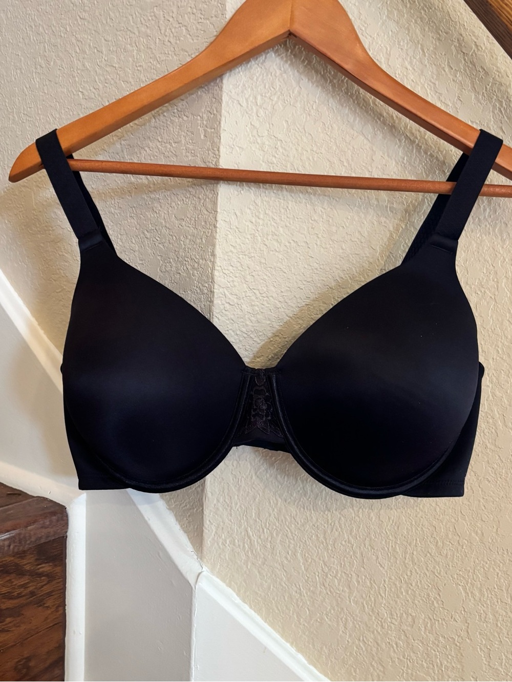 Everyday Seamless Underwire Bra - Black, 38D